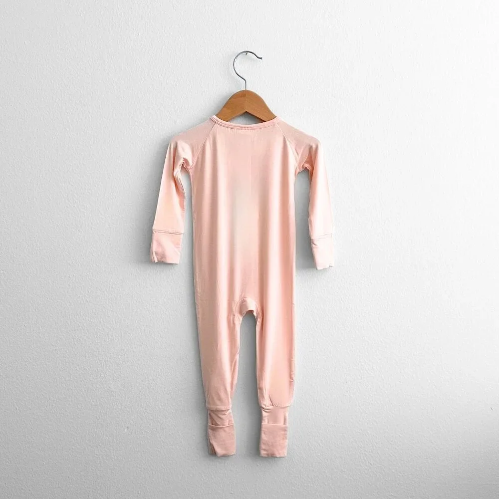NWT Cute Baby Sleep N' Play Soft Bamboo Pajamas One-piece Bodysuits Set 18-24M